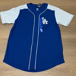 Blue&White LA Large Jersey
